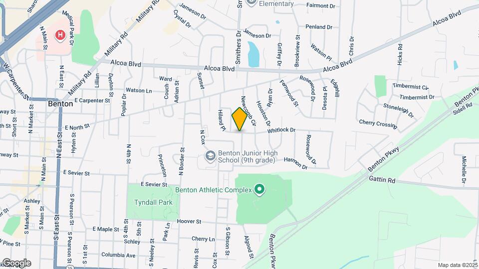 1523 Whitlock Dr Mapa y Detalles de la Ubicación