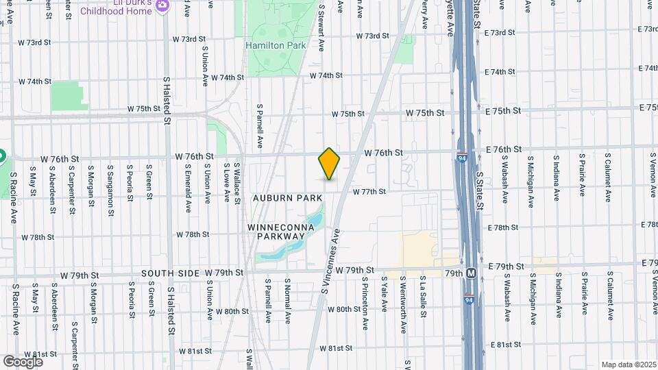 7643 S Stewart Ave Mapa y Detalles de la Ubicación