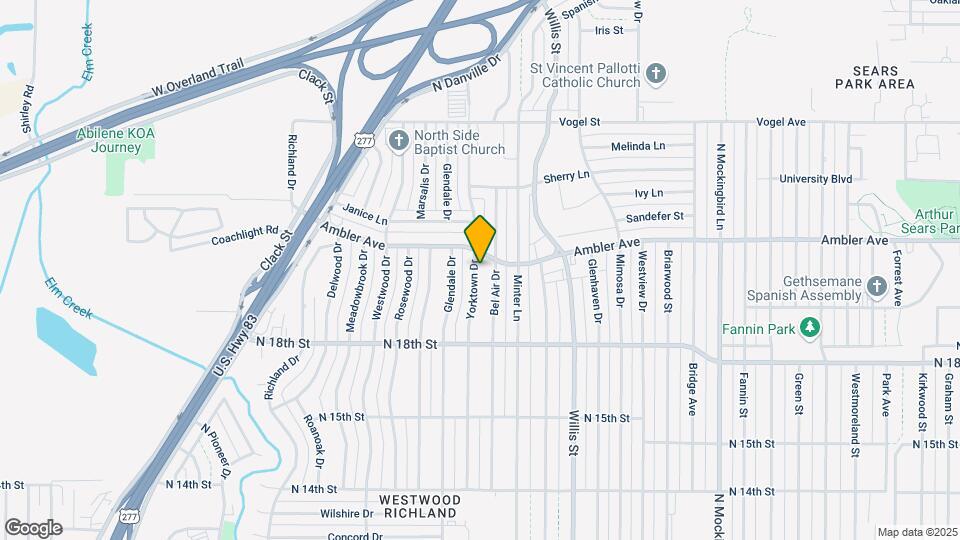 2117 Yorktown Dr Mapa y Detalles de la Ubicación