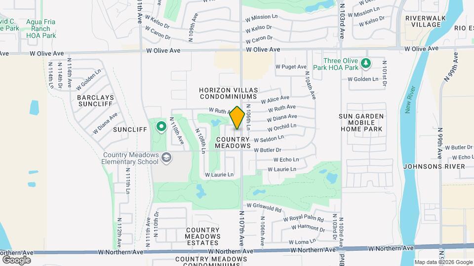 8575 N 107th Dr Mapa y Detalles de la Ubicación