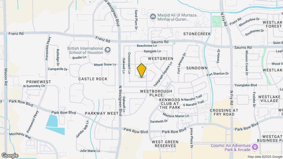 20214 Apache Gardens Ln Map and Location Details