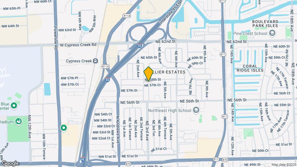 Ft. Lauderdale Duplex Map and Location Details
