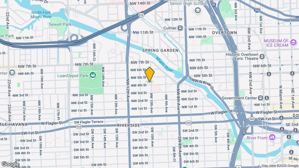 404 NW 10th Ave, Unit 1112 Map and Location Details