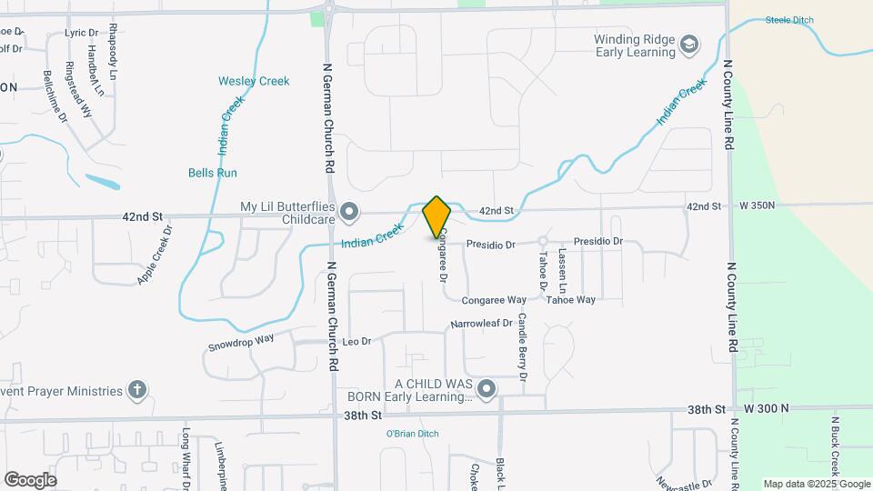 4122 Congaree Dr Map and Location Details