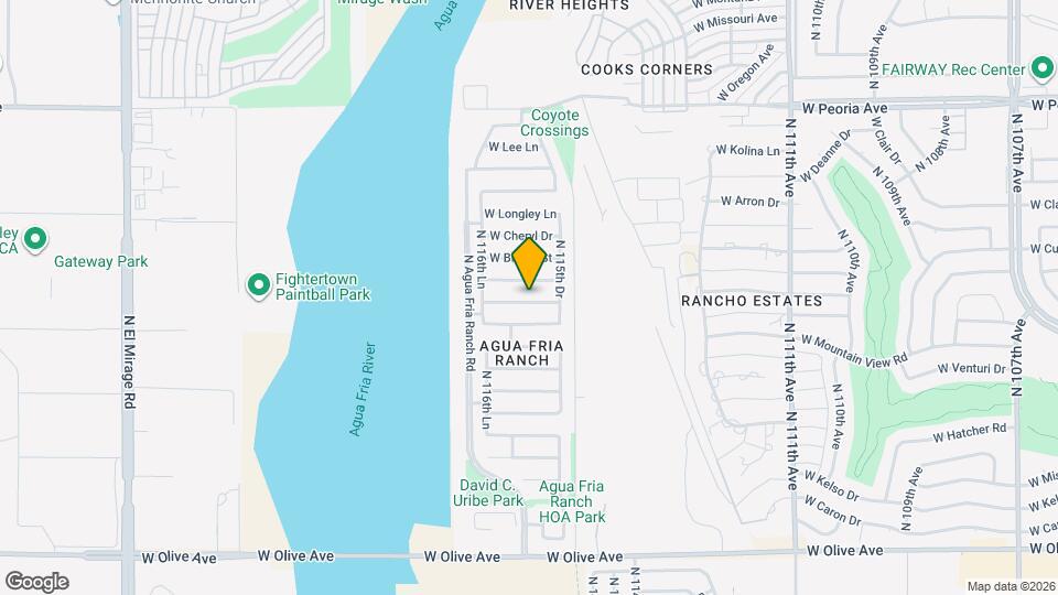 11578 W Mountain View Rd Map and Location Details