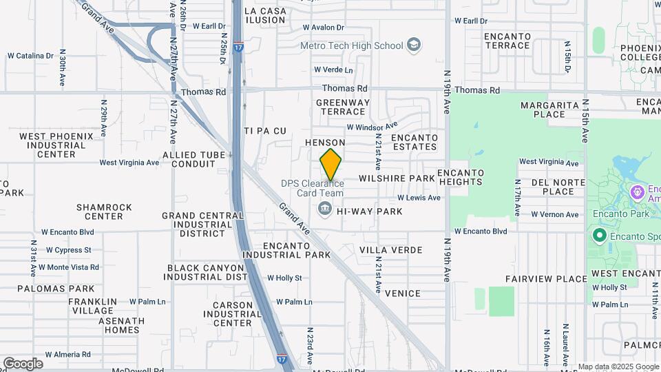2501 N 22nd Dr Map and Location Details