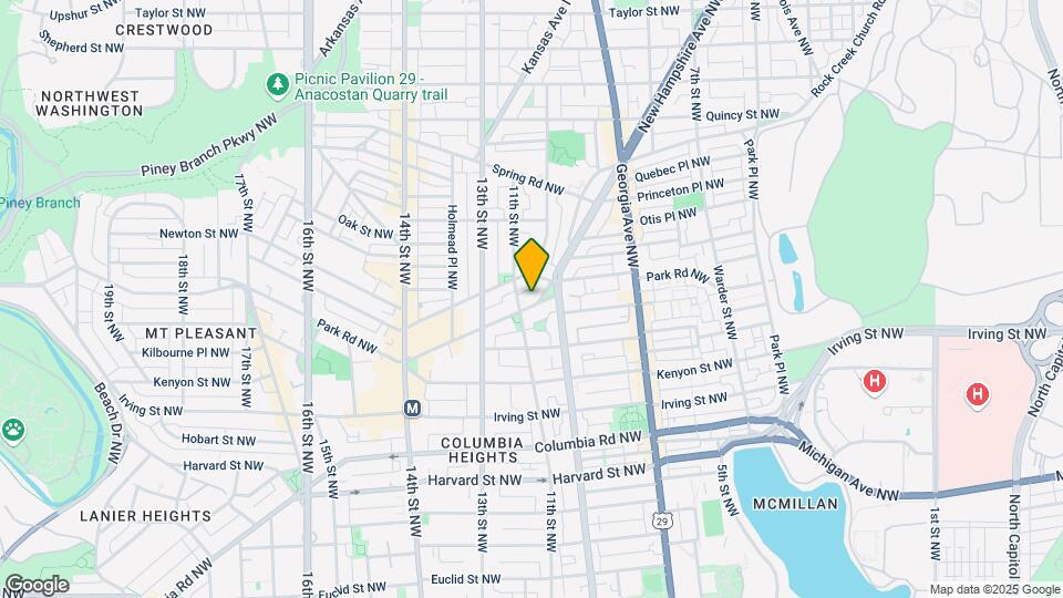 1025 Park Rd NW Map and Location Details