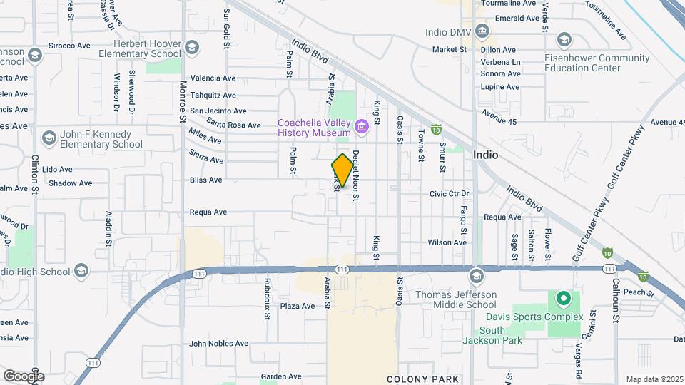 45420 Park St Map and Location Details