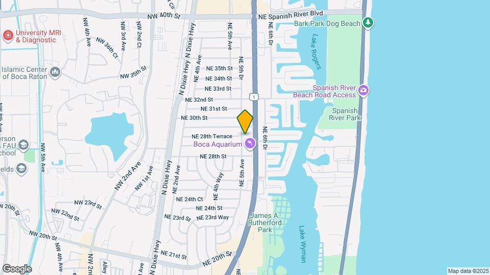 2856 NE 5th Ave Map and Location Details