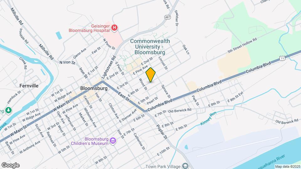 522 E 4th St Map and Location Details