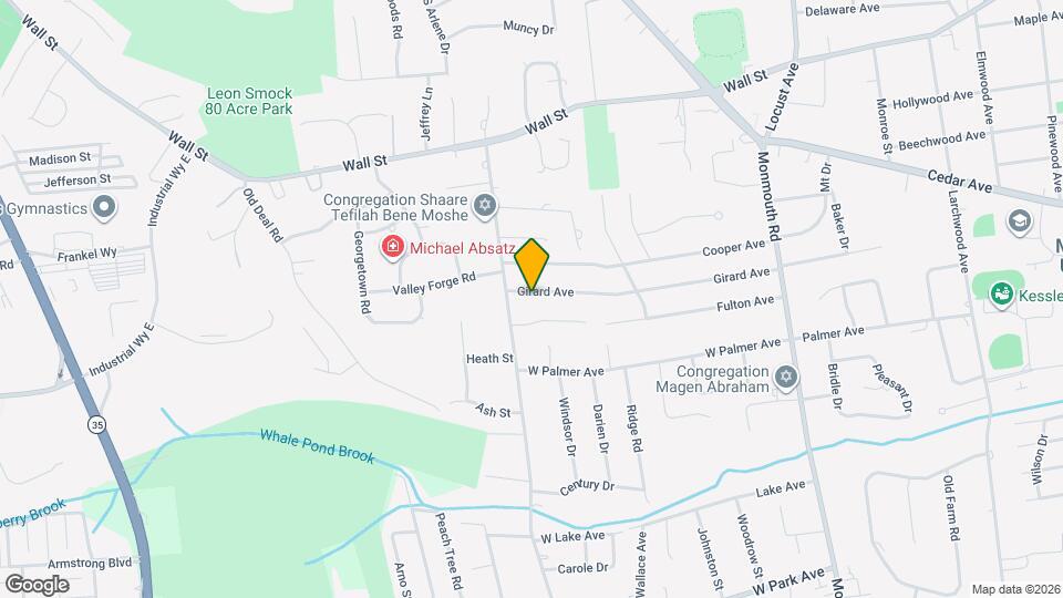 80 Girard Ave Map and Location Details