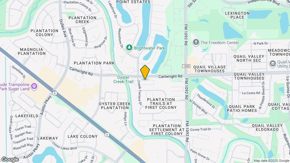 4111 Creek Ridge Ln Map and Location Details