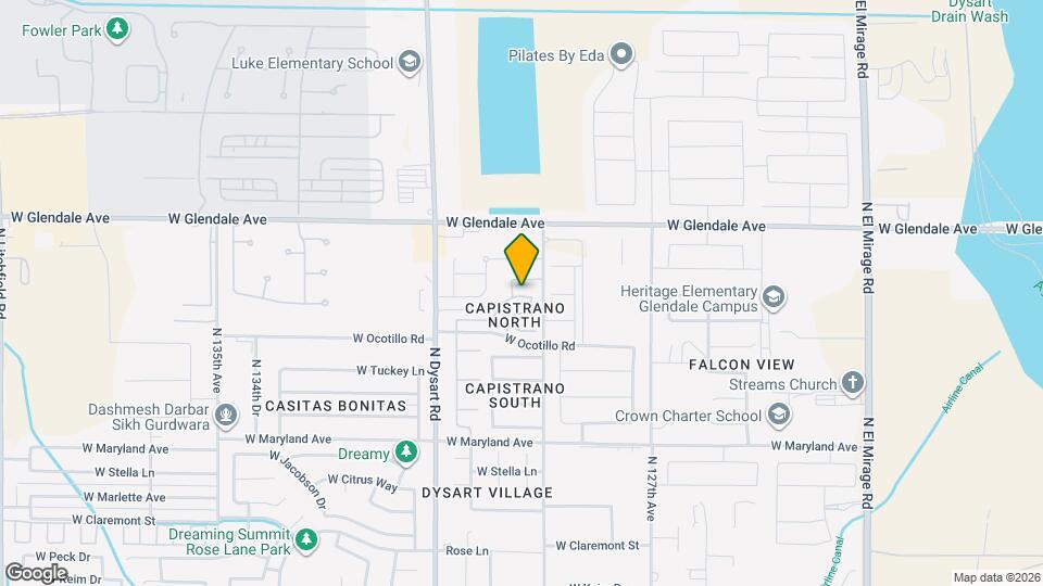 12924 W Peppertree Ln Mapa y Detalles de la Ubicación