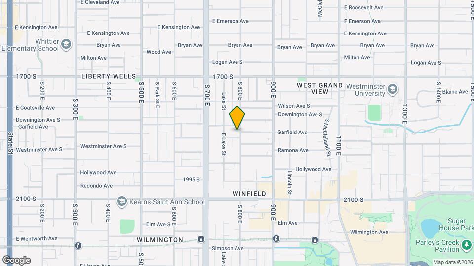 1860 S 800 E Mapa y Detalles de la Ubicación