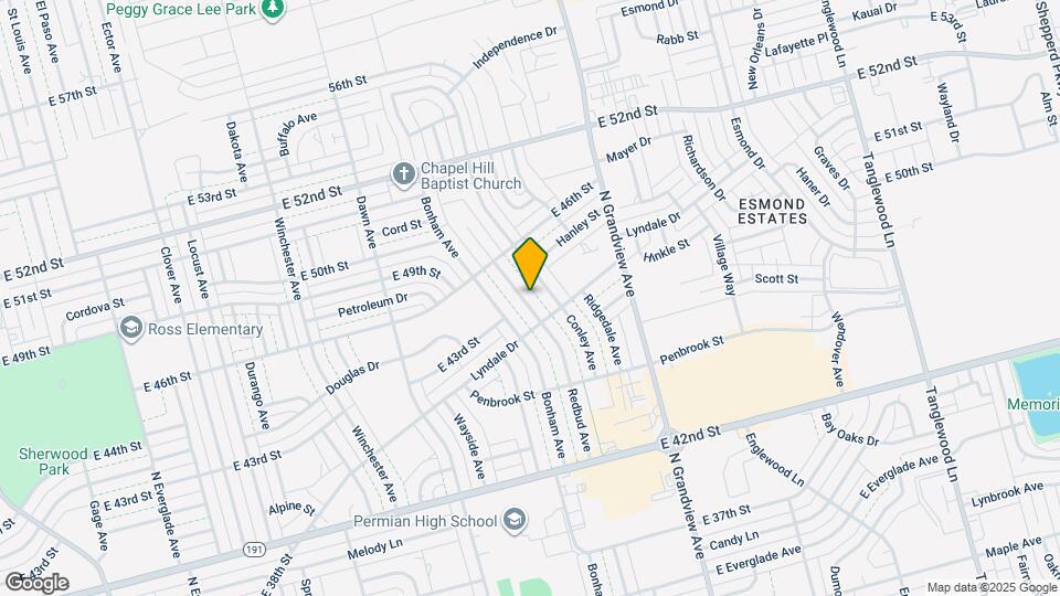 4416 Redbud Ave Map and Location Details