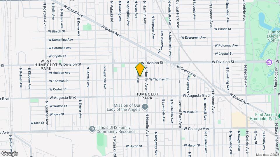 3814 W Thomas St Map and Location Details