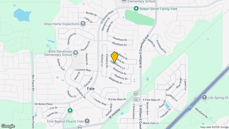 419 Sugarberry Ln Map and Location Details