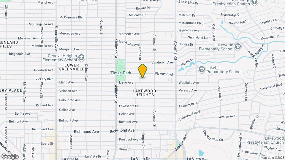 6205 Llano Ave Map and Location Details