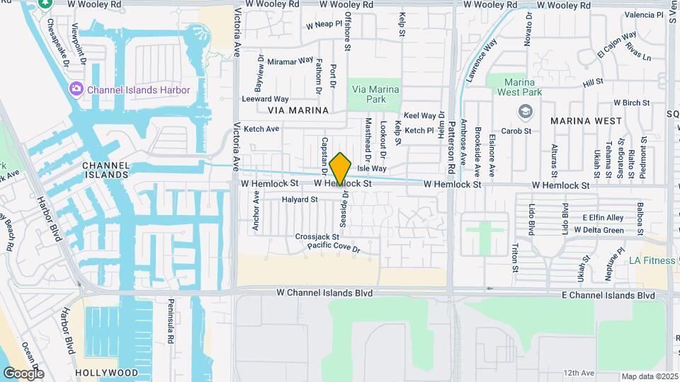 610 W Hemlock St Map and Location Details