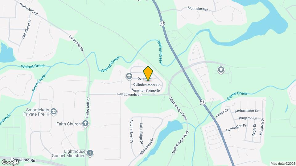 445 Culloden Moor Dr Map and Location Details