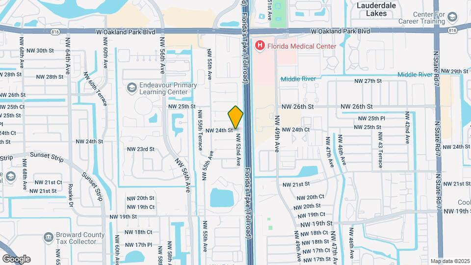 5206 NW 24th St Map and Location Details