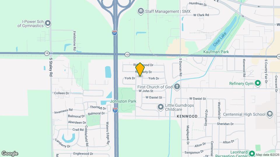 607 Castleton Dr Map and Location Details