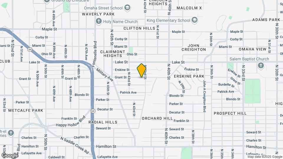4211 Grant St Map and Location Details