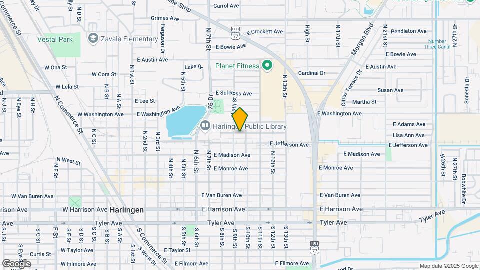 910 E Adams Ave Map and Location Details
