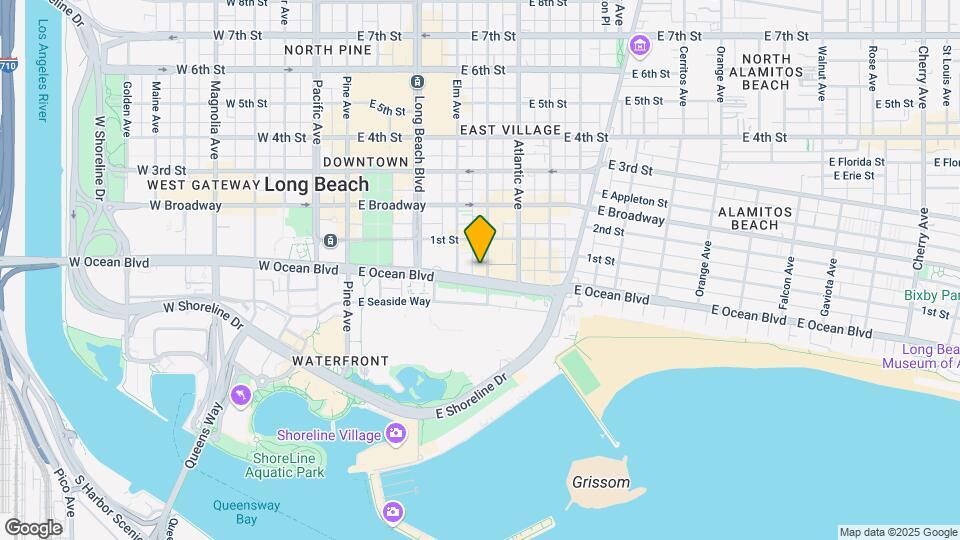 455 E Ocean Blvd, Unit 1105 Map and Location Details