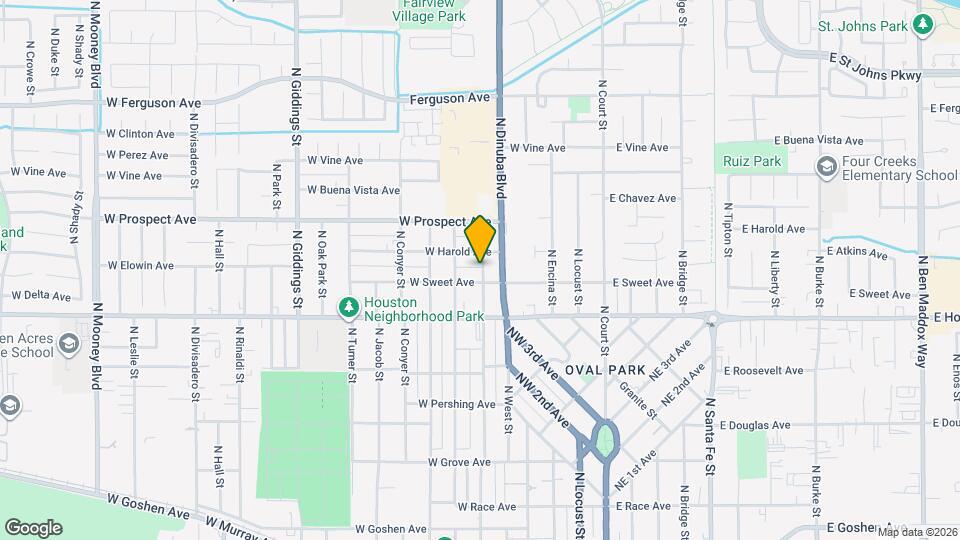 1543 N Willis St Map and Location Details
