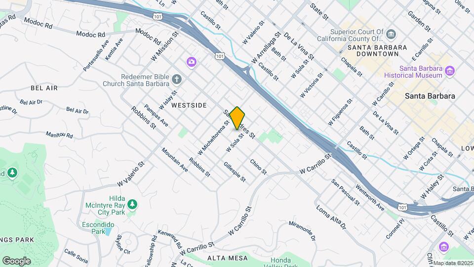 716 W Sola St Mapa y Detalles de la Ubicación