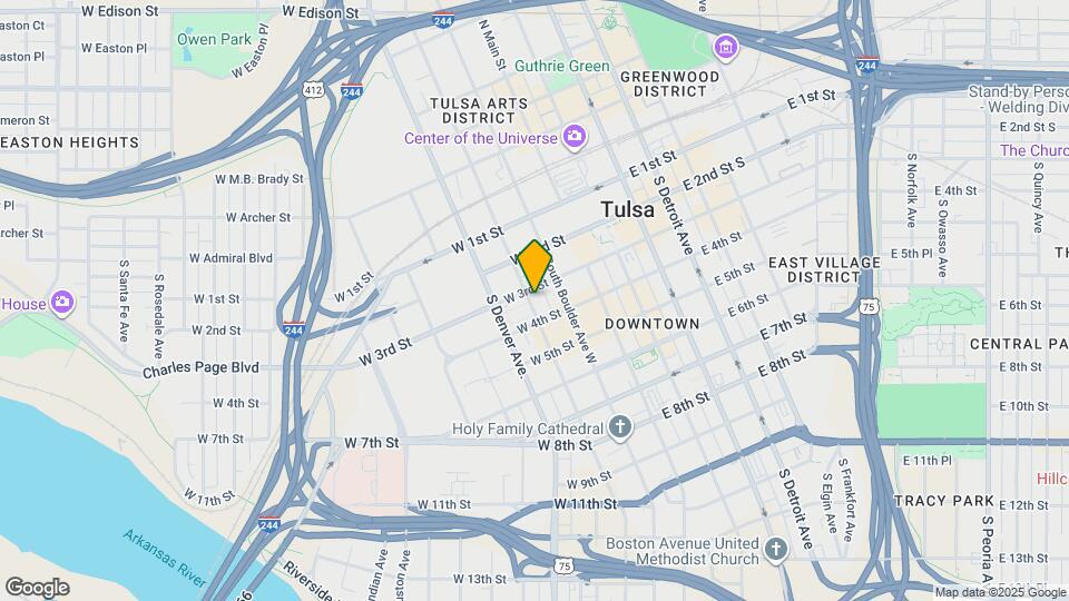 120 W 3rd St Map and Location Details