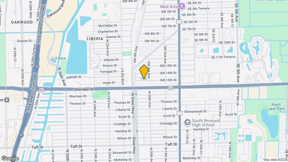 339 SW 15th St Map and Location Details