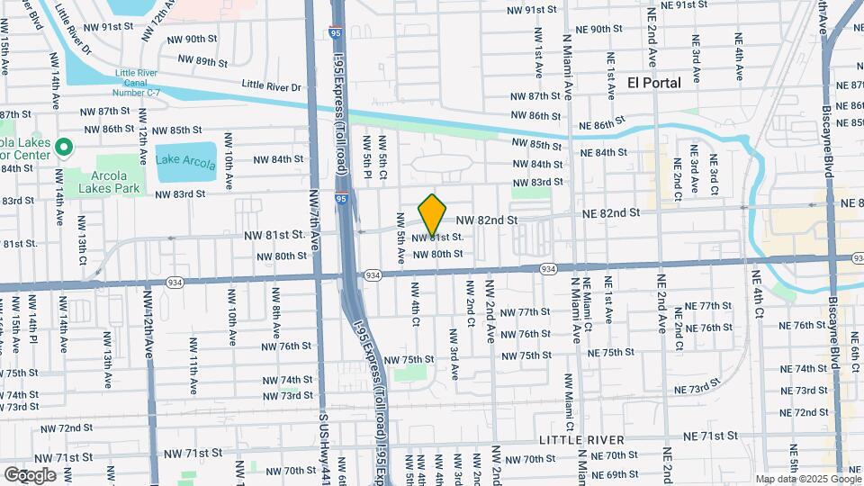 8096 NW 4th Ave Map and Location Details