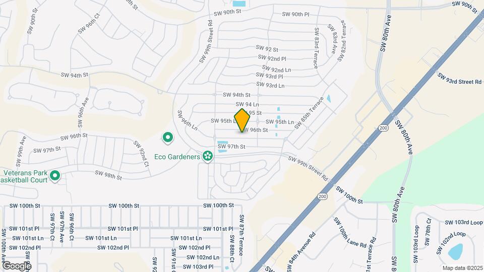 8741 SW 96th Ln Mapa y Detalles de la Ubicación