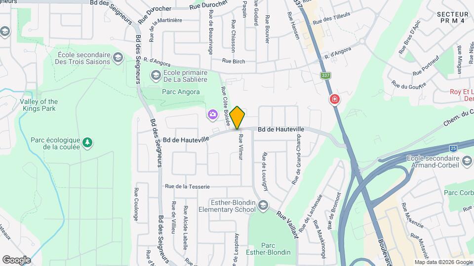 4620 De Hauteville Boul Map and Location Details