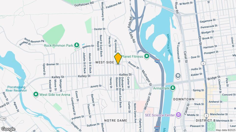 593 Rimmon St Map and Location Details
