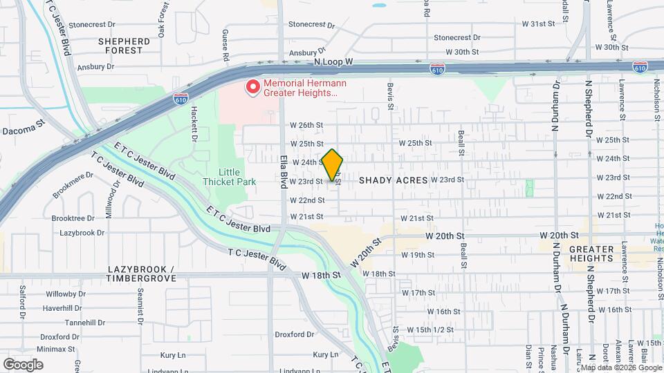 1504 W 23rd St Map and Location Details