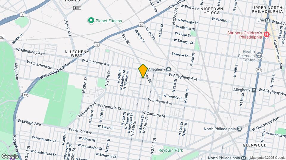 3123 N 24th St Map and Location Details