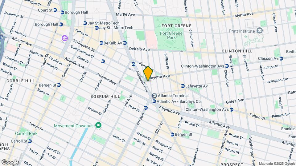 300 Ashland Place Mapa y Detalles de la Ubicación
