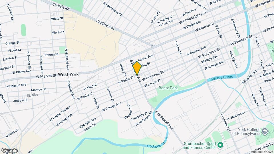 156 S Richland Ave Map and Location Details