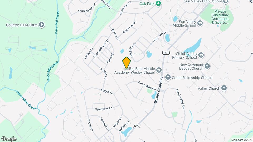 2303 Catoctin Hollow Ct Map and Location Details