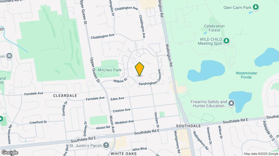450 Sandringham Crescent Map and Location Details