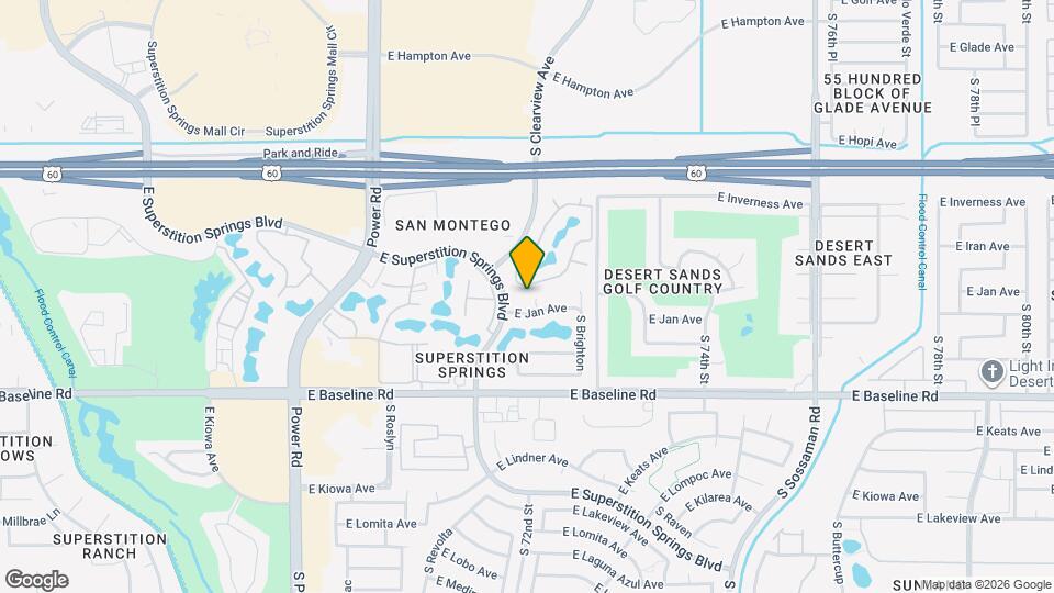 1814 S Essex Cir Map and Location Details