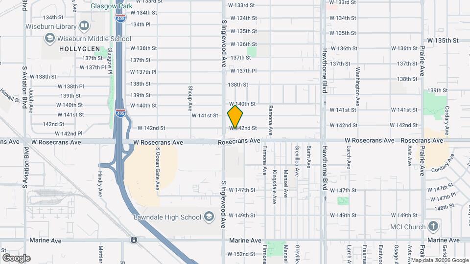 4750 W 142nd St Map and Location Details