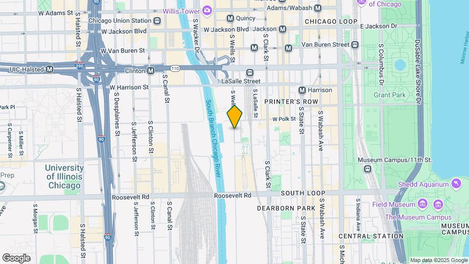 829 S Wells St Map and Location Details