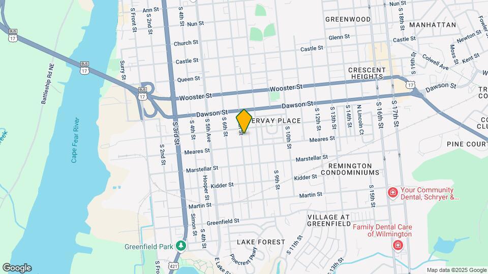 1011 S 7th St Map and Location Details