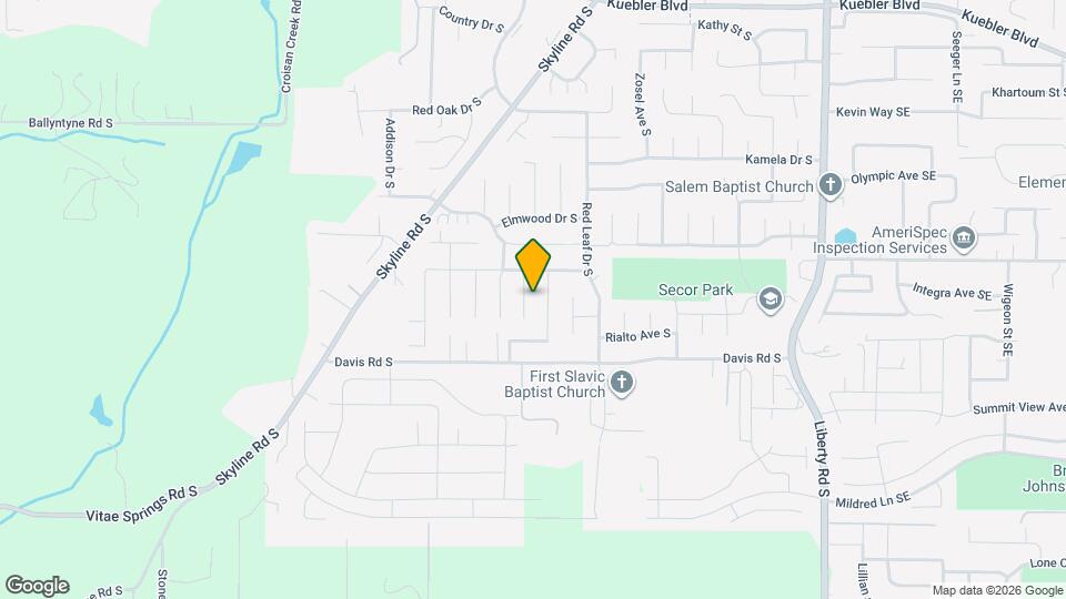 5536 Cottonwood Ct S Map and Location Details
