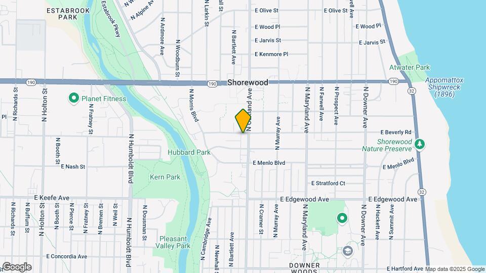 1717 E Beverly Rd Mapa y Detalles de la Ubicación