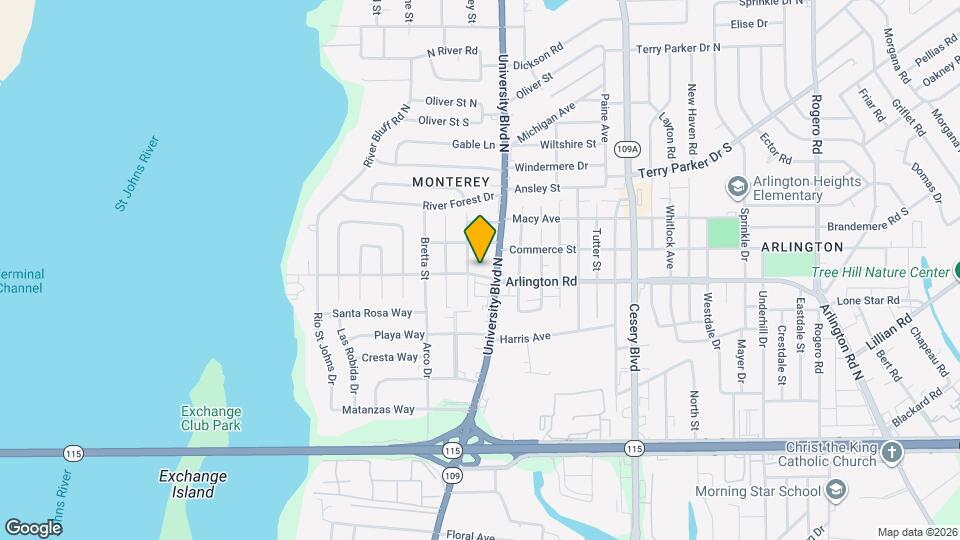 5557 Arlington Rd Map and Location Details